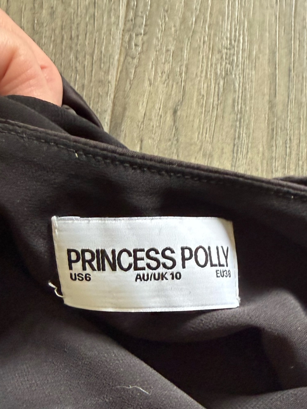 Princess Polly Black Satin Mini Dress with Sweetheart Bust - Picture 4 of 4
